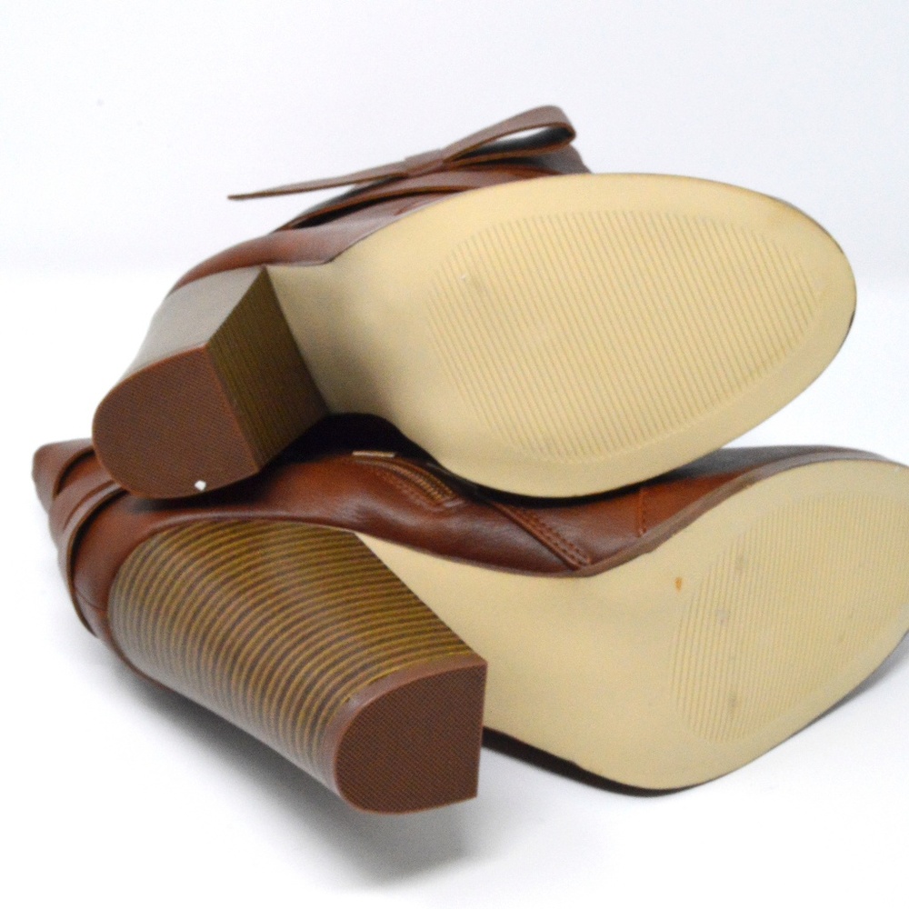 Daritza Brown High Heel Booties - Picture 4 of 5